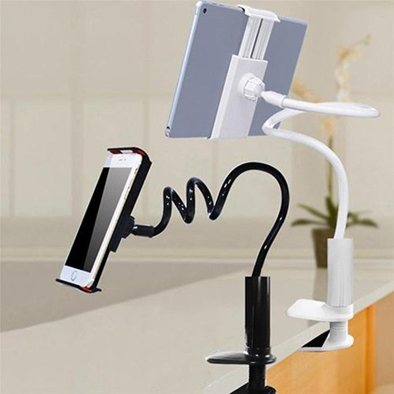 Supporto per tablet e cellulare con base a spirale a 360 gradi
