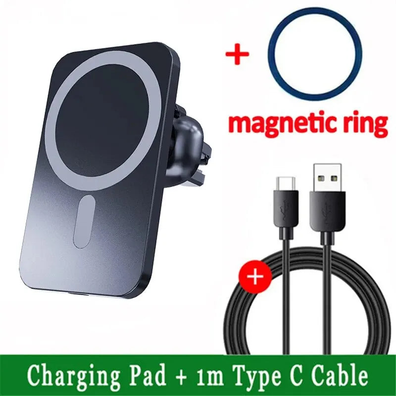 Supporto Auto MagSafe con Ricarica Wireless 30W