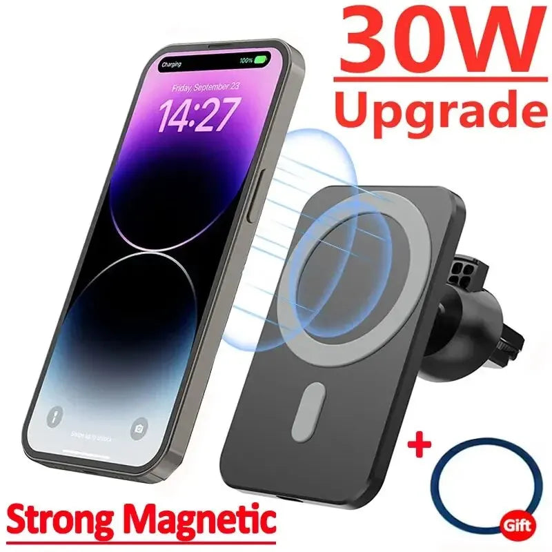 Supporto Auto MagSafe con Ricarica Wireless 30W