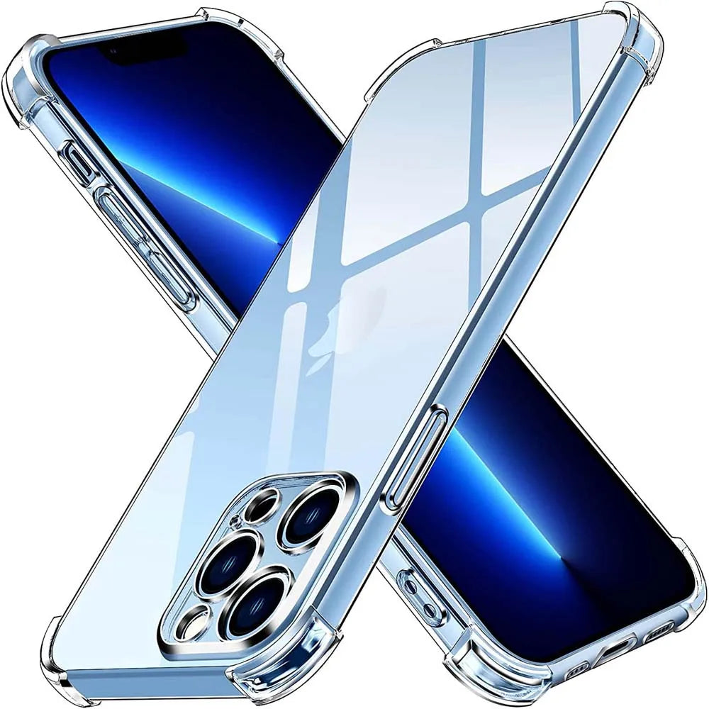 Cover trasparente antiurto per IPhone